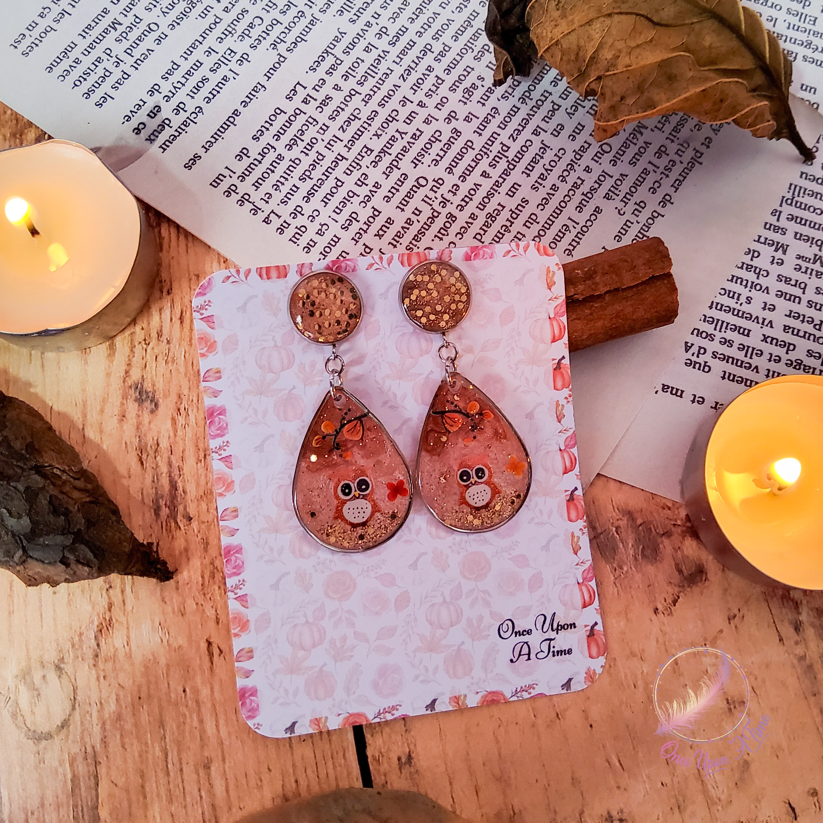đđ Boucles d'oreilles - Collection "Souffle d'automne" đđ