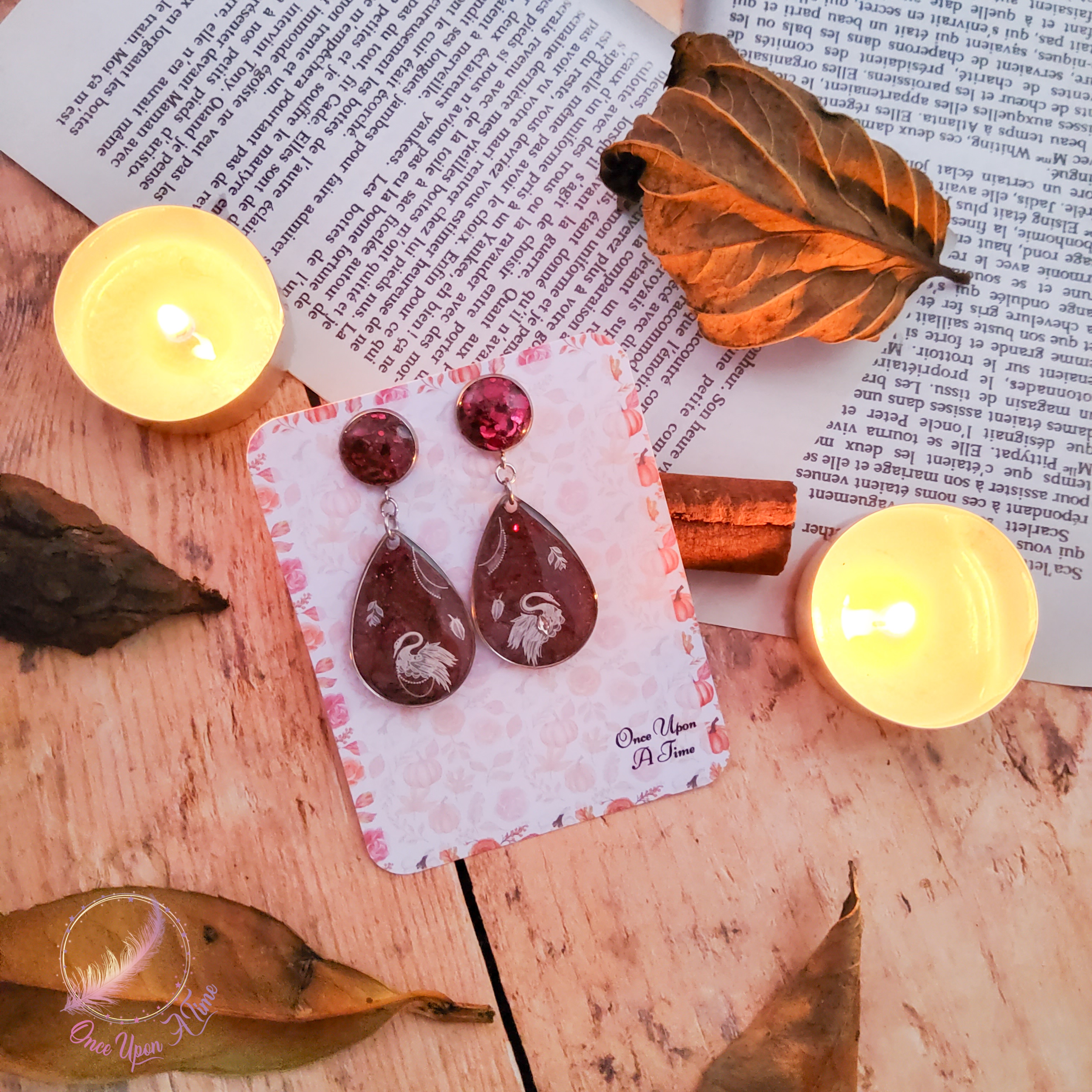 🍂🍁 Boucles d'oreilles - Collection "Souffle d'automne" 🍁🍂