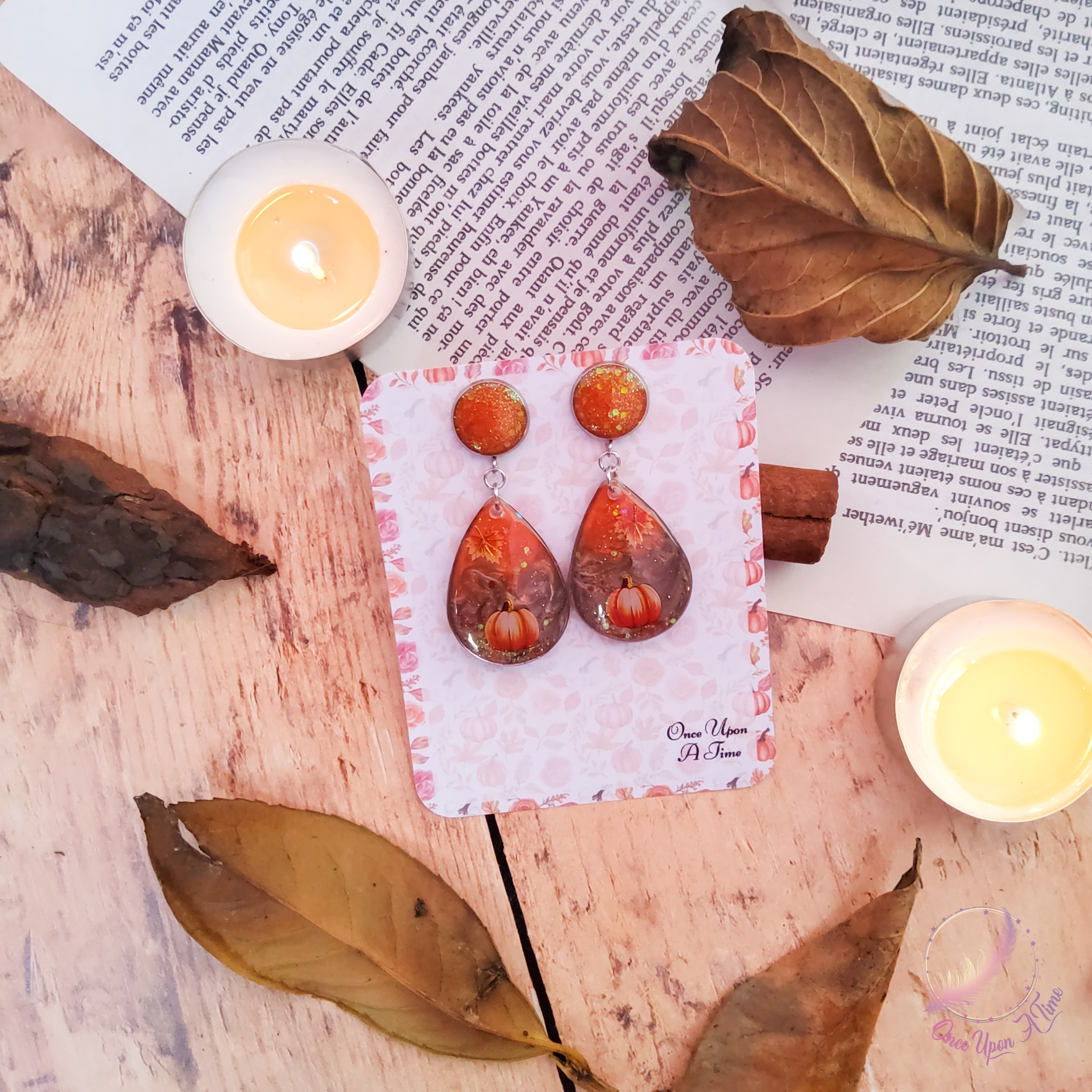 🍂🍁 Boucles d'oreilles - Collection "Souffle d'automne" 🍁🍂