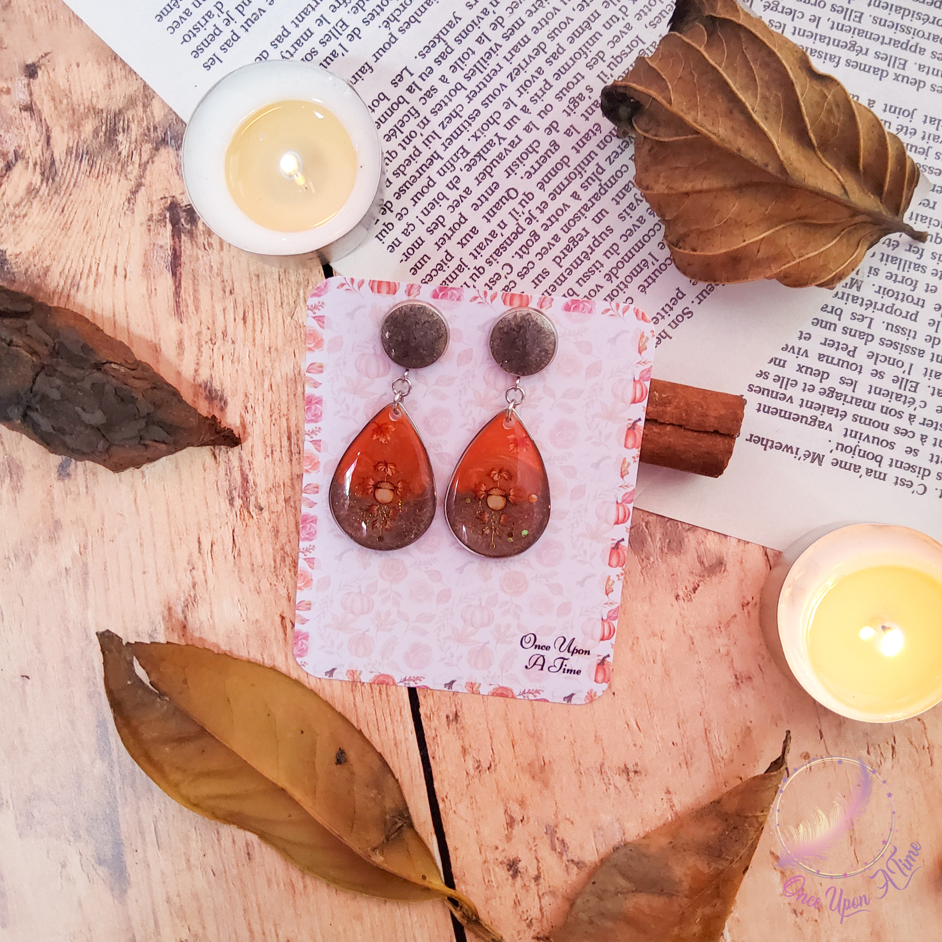 🍂🍁 Boucles d'oreilles - Collection "Souffle d'automne" 🍁🍂