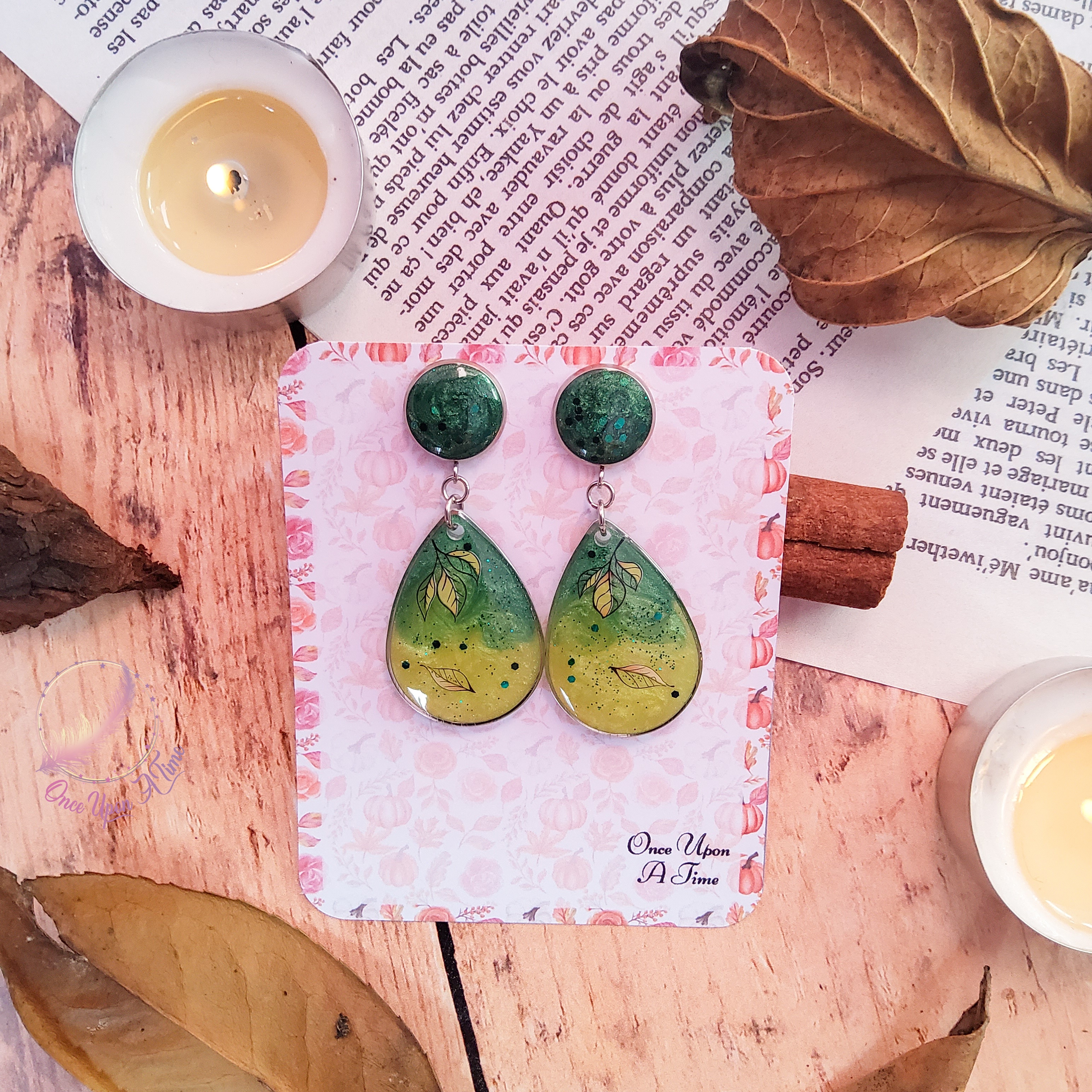 🍂🍁 Boucles d'oreilles - Collection "Souffle d'automne" 🍁🍂