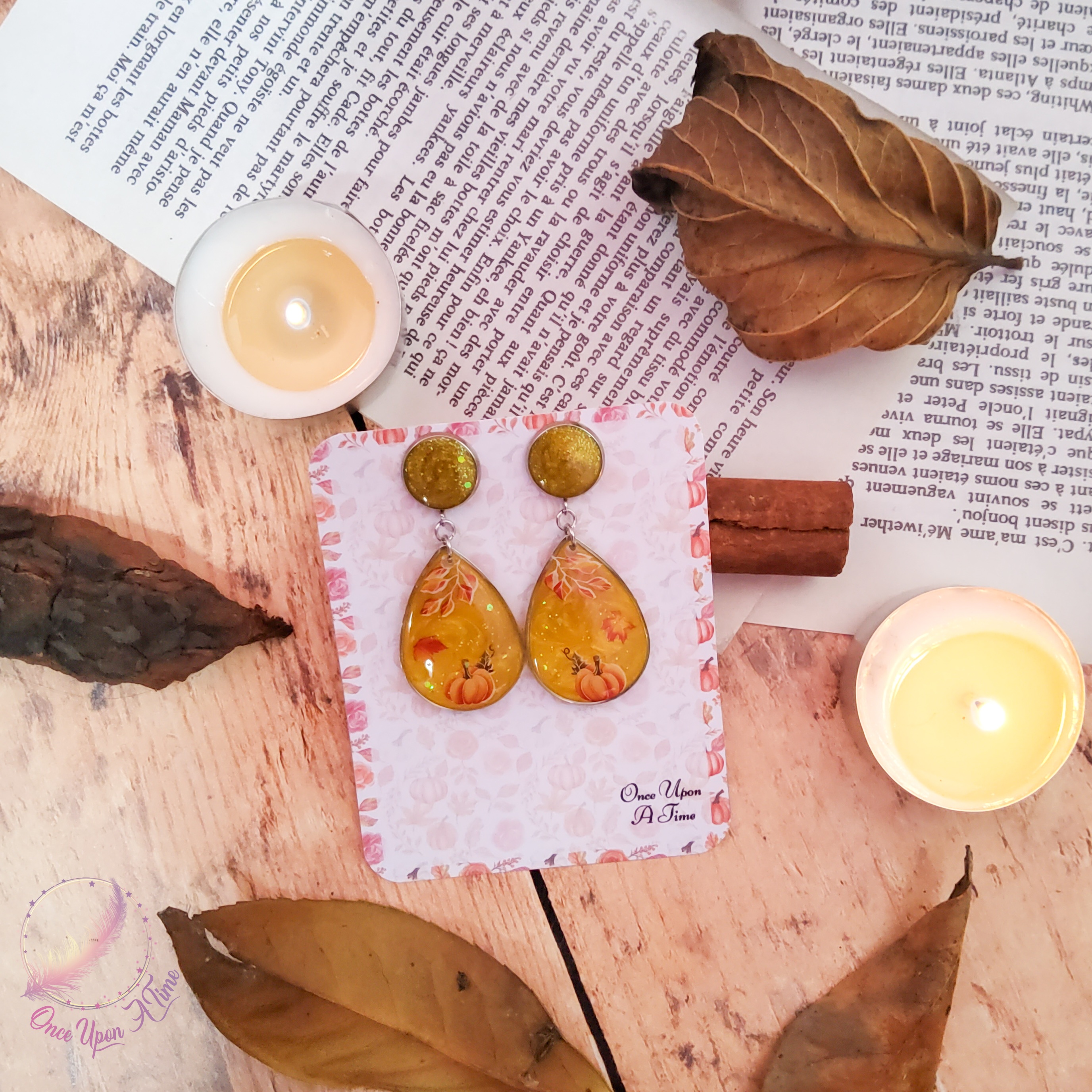 🍂🍁 Boucles d'oreilles - Collection "Souffle d'automne" 🍁🍂