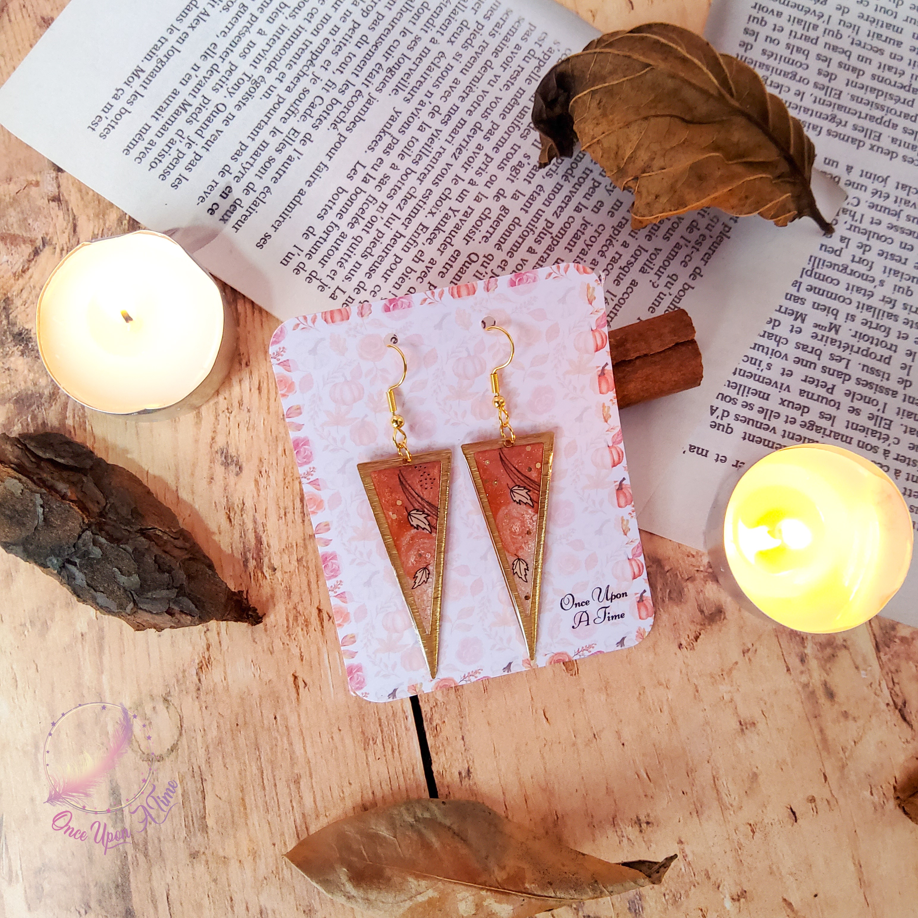 🍂🍁 Boucles d'oreilles - Collection "Souffle d'automne" 🍁🍂