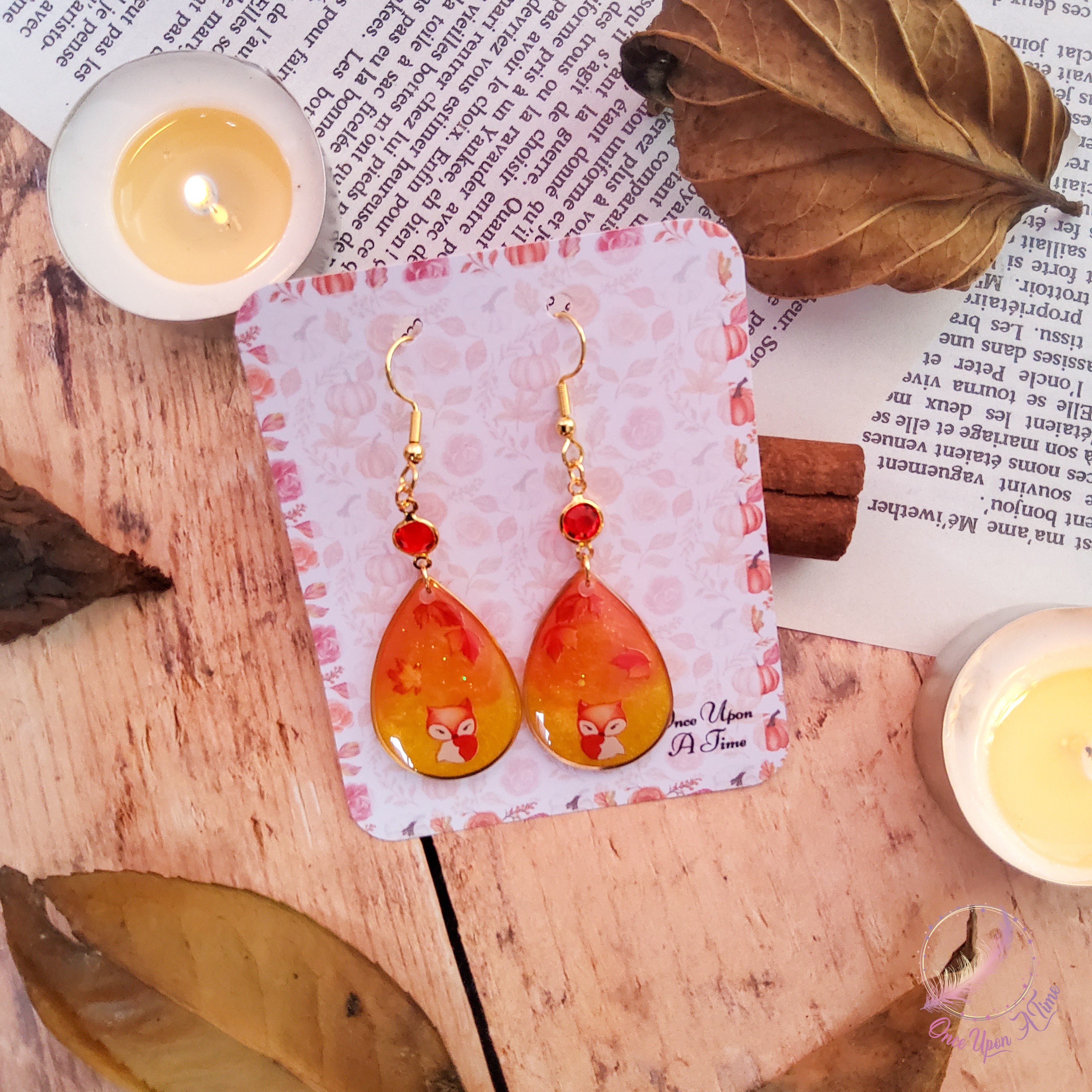 🍂🍁 Boucles d'oreilles - Collection "Souffle d'automne" 🍁🍂