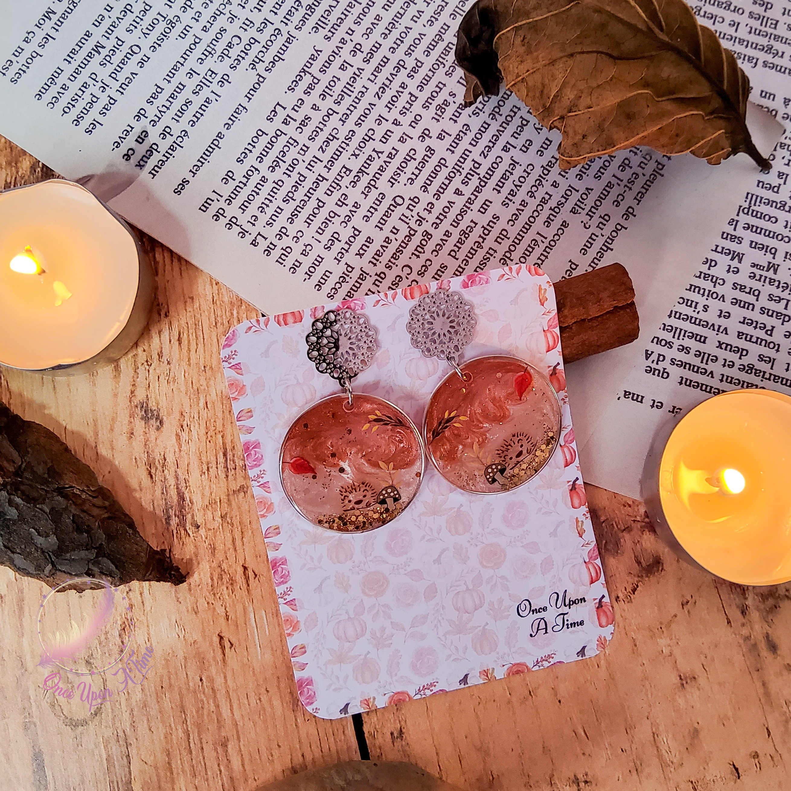 đđ Boucles d'oreilles - Collection "Souffle d'automne" đđ