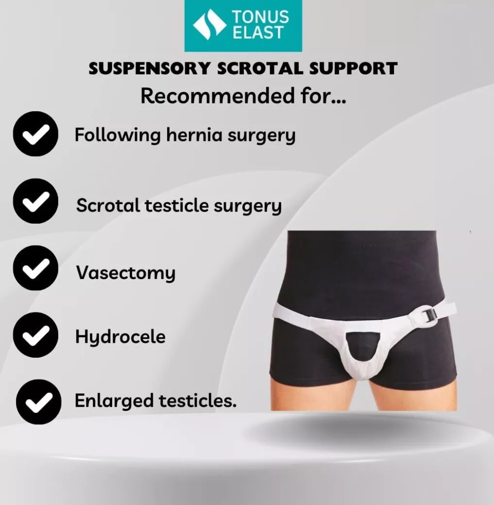 3M™ BAUER & BLACK™ SCROTAL SUPPORT SUSPENSORY.