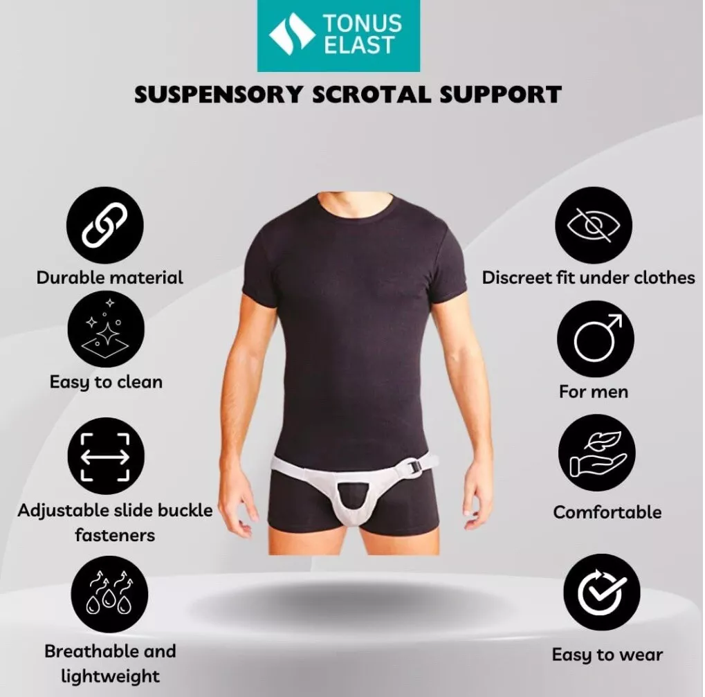 3M™ BAUER & BLACK™ SCROTAL SUPPORT SUSPENSORY.