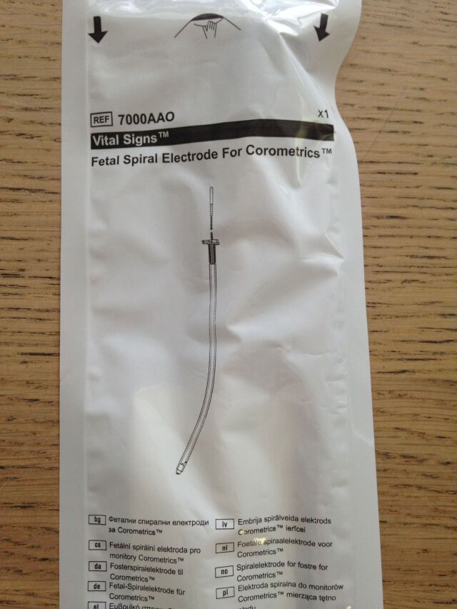 Vyaire 7000AAO Vital Signs Fetal Spiral Electrode  Box of 50 