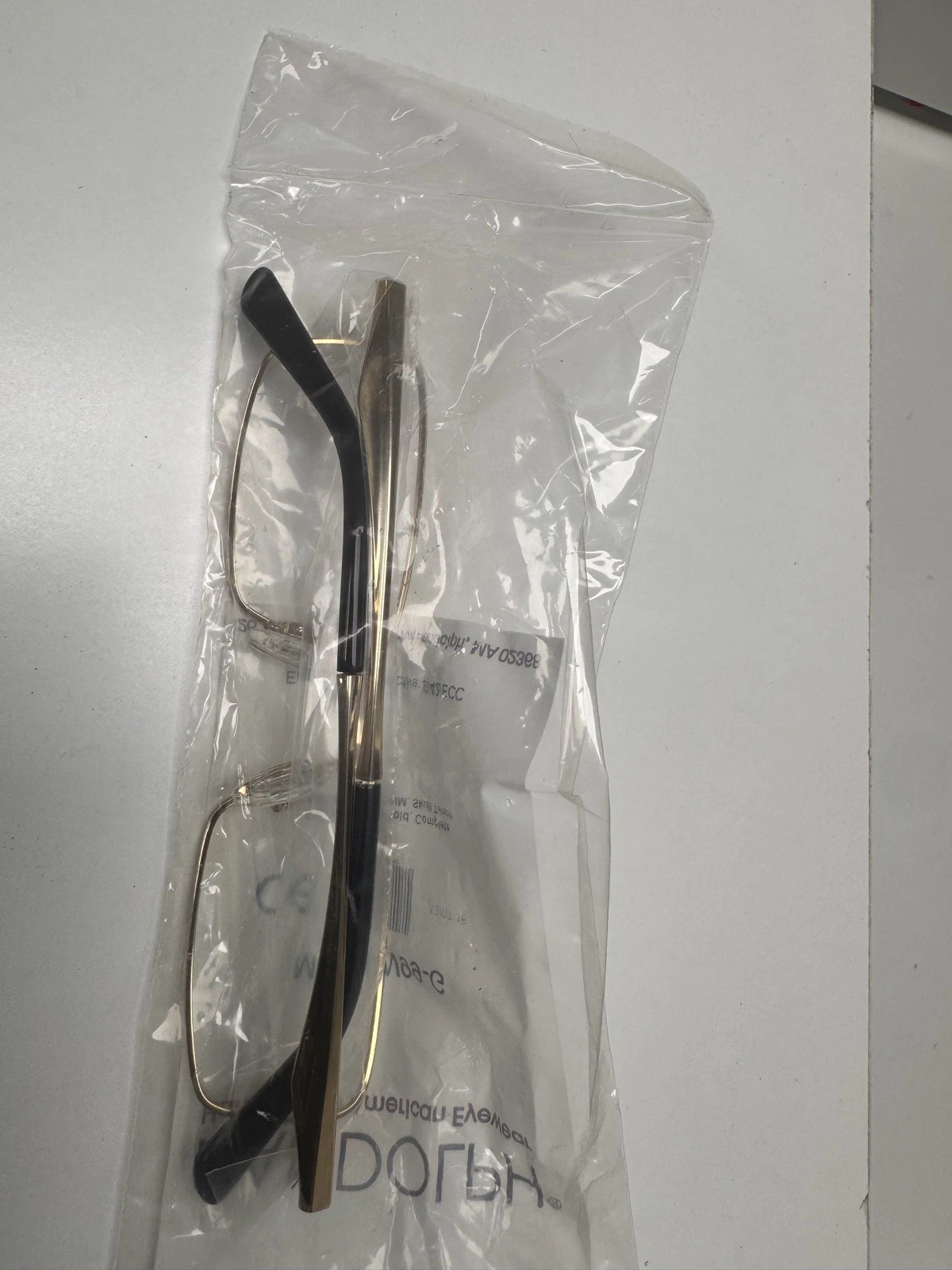 Randolph MUGA Black and Gold Glasses (Frame Only) 100 pcs