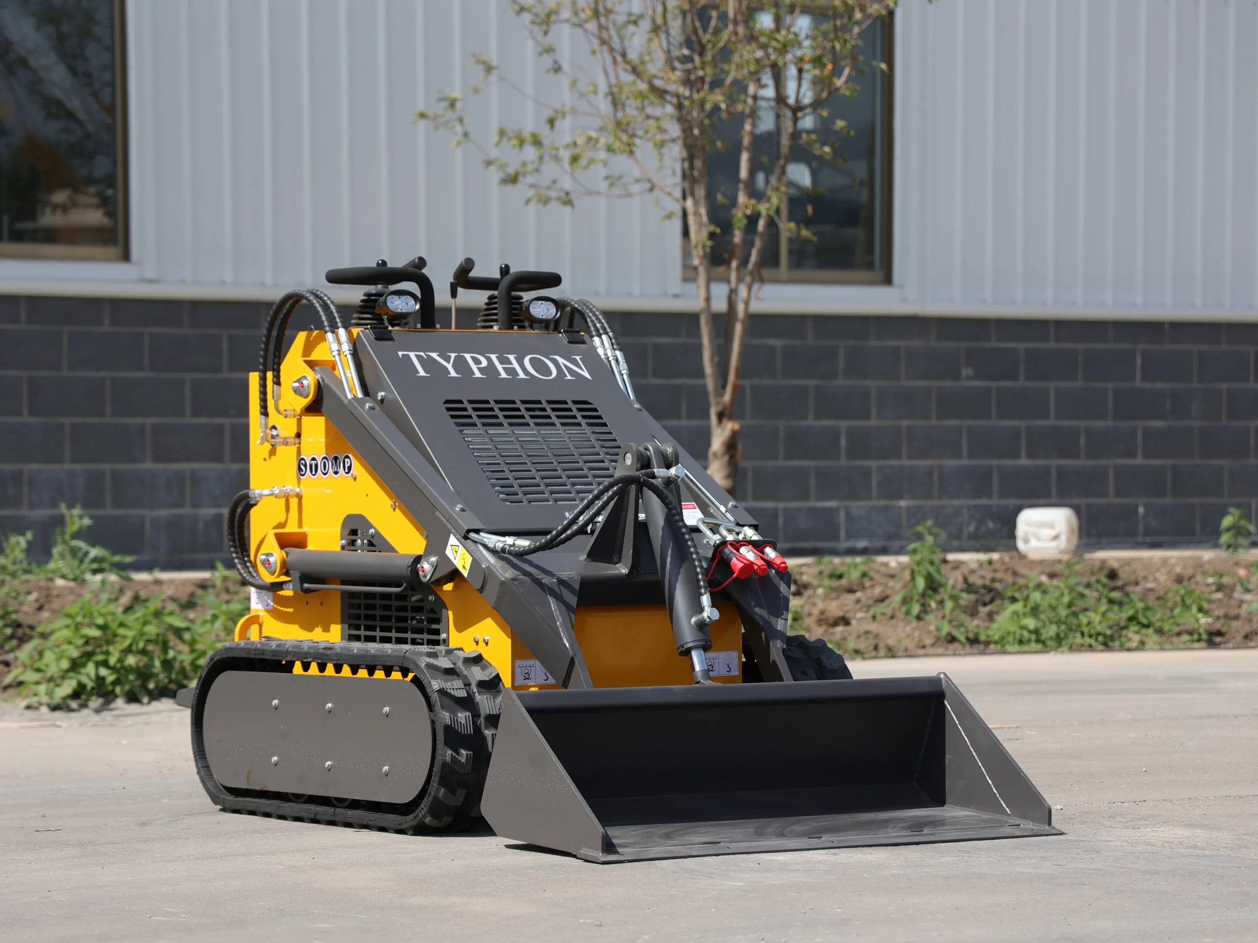 Brand New TYPHON STOMP 2000lbs Mini Skid Steer 23HP Gas EPA Engine USA