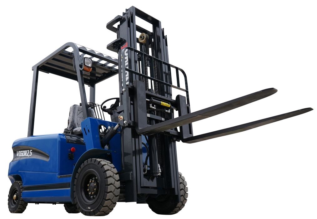 New 2025 TYPHON VIGOR 2.5 Blue Electric Forklift 2.5 Ton Lifter Lift Truck