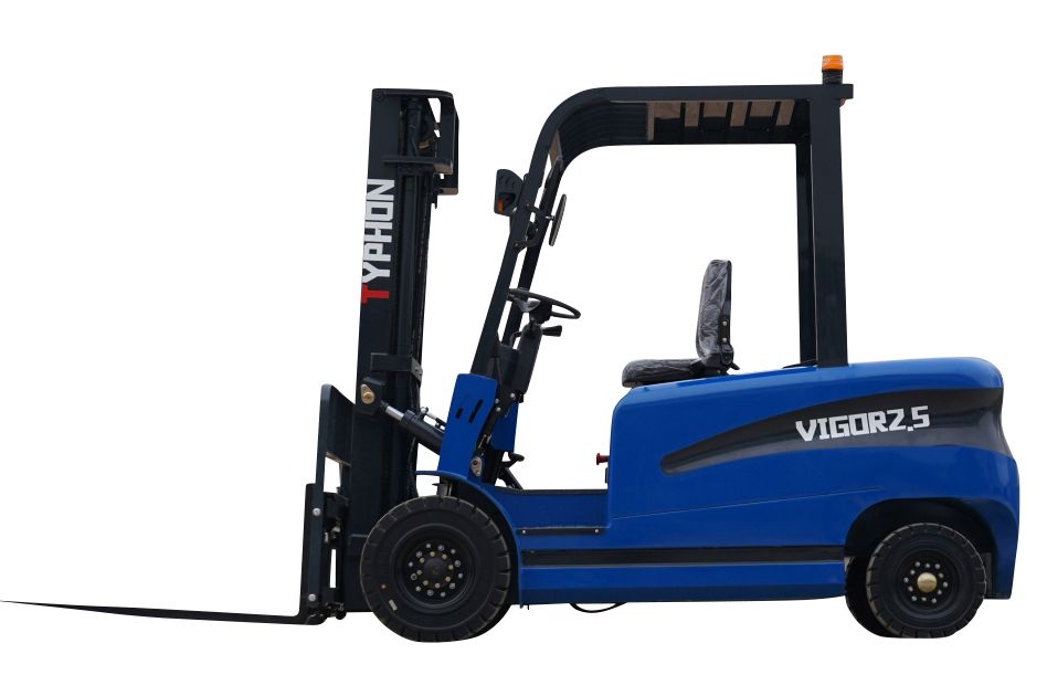 New 2025 TYPHON VIGOR 2.5 Blue Electric Forklift 2.5 Ton Lifter Lift Truck
