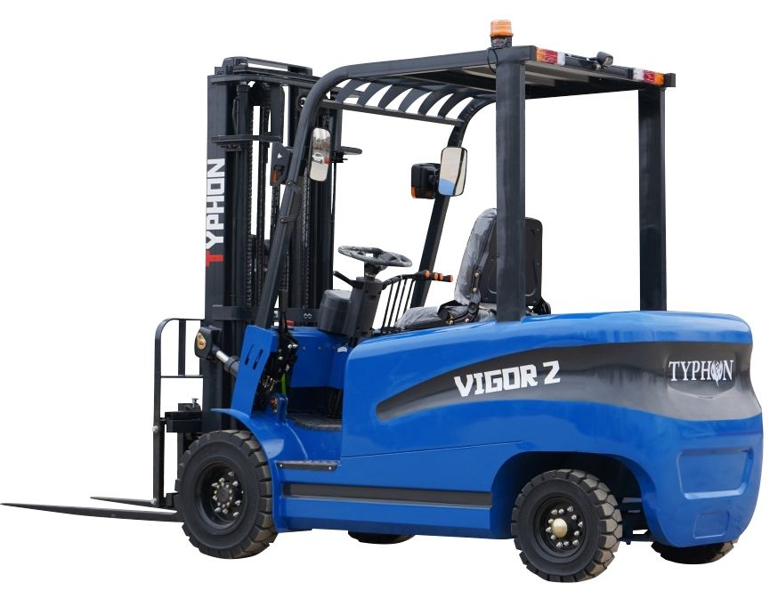 New 2025 TYPHON VIGOR 2 Blue Electric Forklift 2 Ton Lifter Lift Truck Jitney