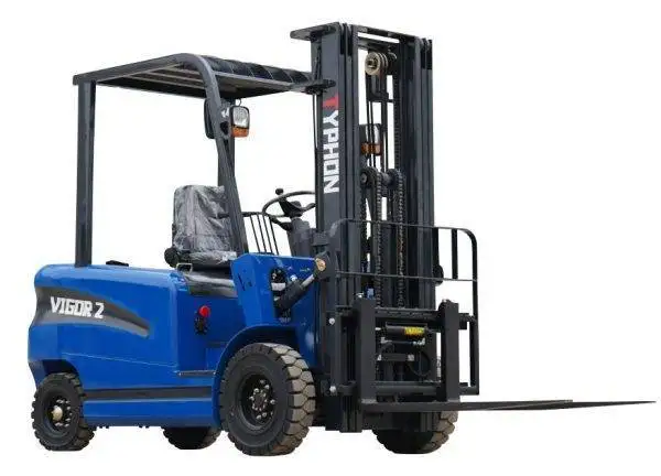 New 2025 TYPHON VIGOR 2 Blue Electric Forklift 2 Ton Lifter Lift Truck Jitney