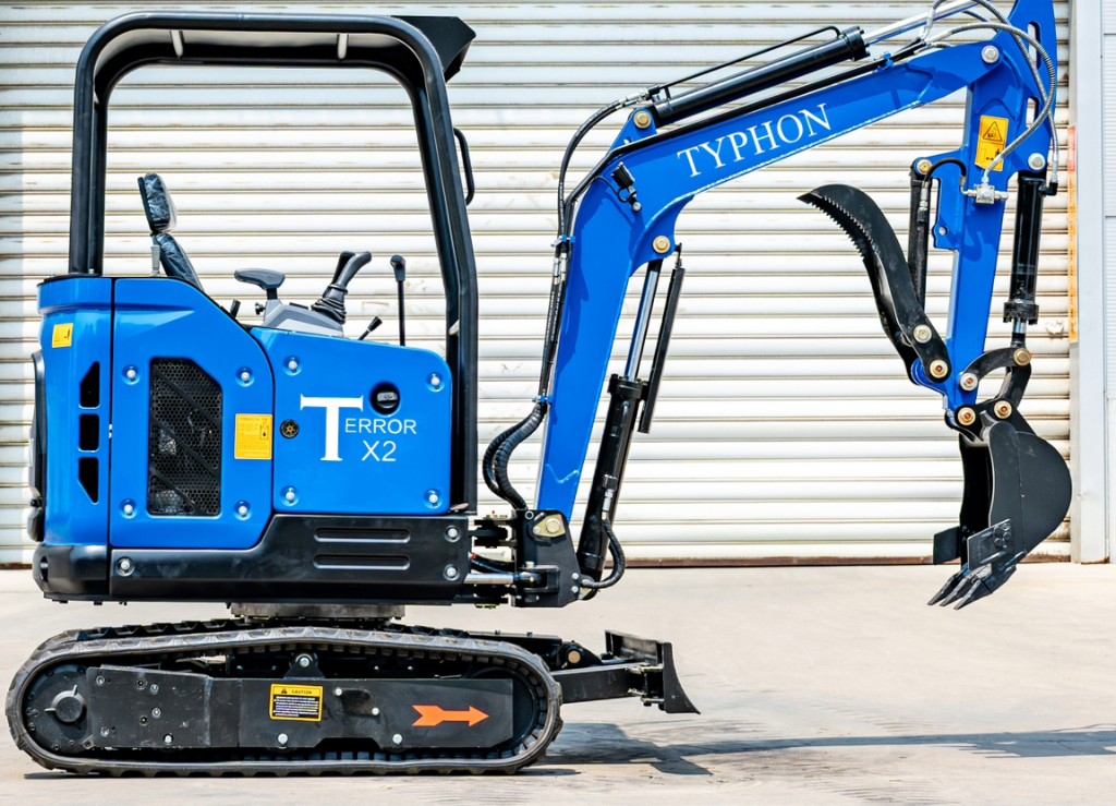 TYPHON TERROR X2 STORM Mini Excavator 2.5 Ton Diesel Kubota V1505 25HP Engine USA