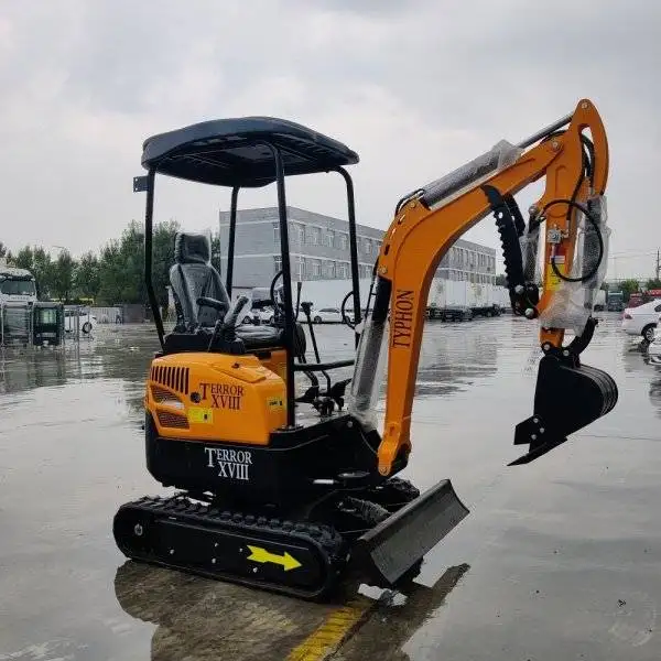 TYPHON TERROR XVIII Mini Excavator w 4000lbs Kubota D902 Diesel Engine