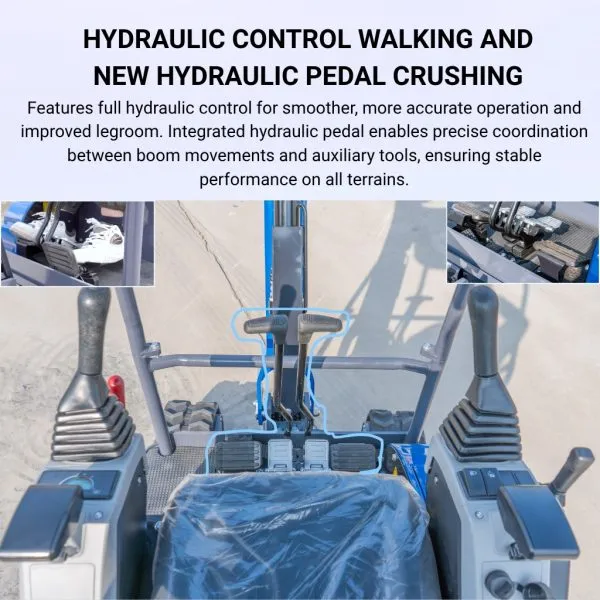 TYPHON TERROR XIX STORM Mini Excavator w 4000lbs Kubota D902 Diesel Engine