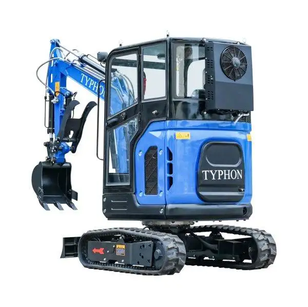 TYPHON TERROR X2 Mini Excavator w 2.7 Ton Kubota V1505 Diesel Engine