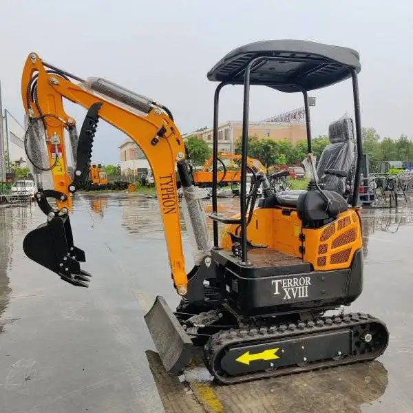 TYPHON TERROR XVIII Mini Excavator w 4000lbs Kubota D902 Diesel Engine