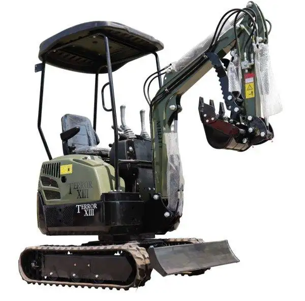 TYPHON TERROR XIII PRO STORM Mini Excavator w 1.3 Ton 22.1hp Honda GX690 Engine