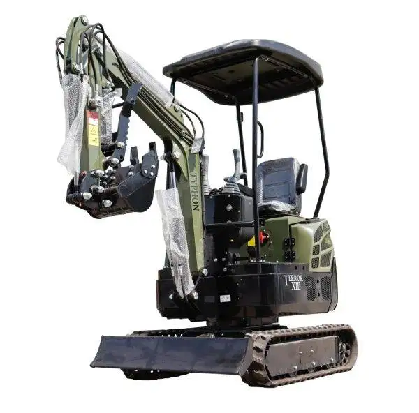 TYPHON TERROR XIII PRO STORM Mini Excavator w 1.3 Ton 22.1hp Honda GX690 Engine