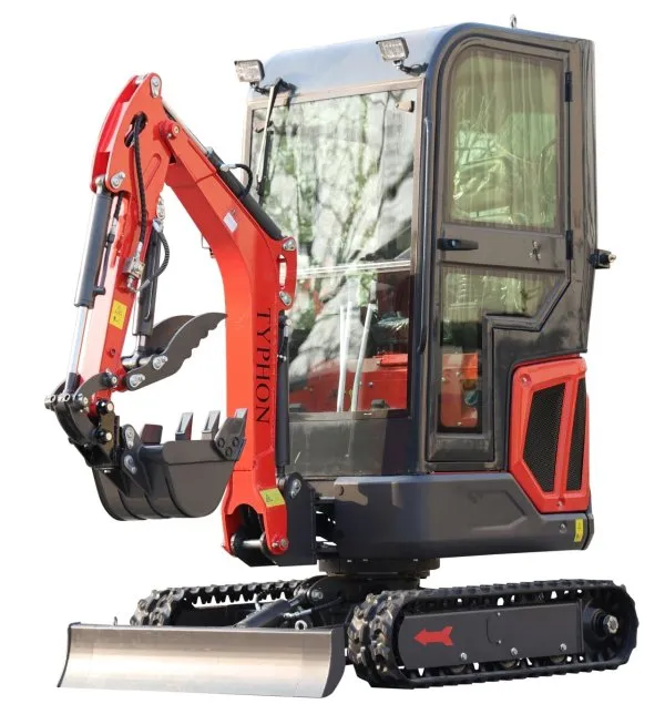 TYPHON 18 FLEX 1.8 Ton Mini Excavator w 1.8 Ton Kubota D722 Diesel Engine
