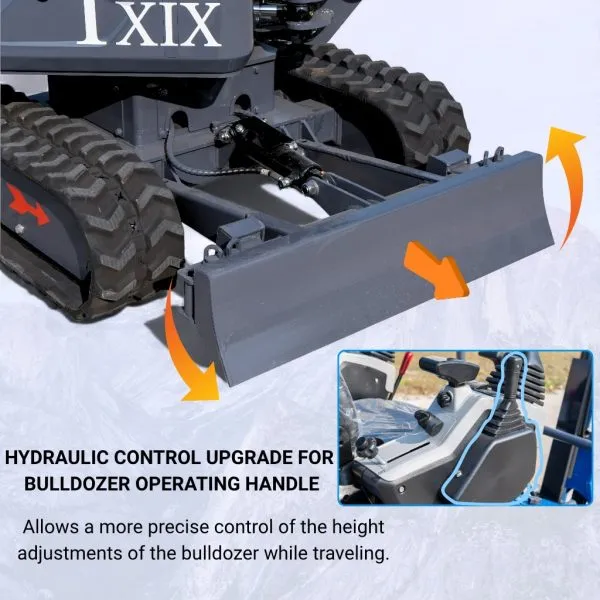 TYPHON TERROR XIX STORM Mini Excavator w 4000lbs Kubota D902 Diesel Engine