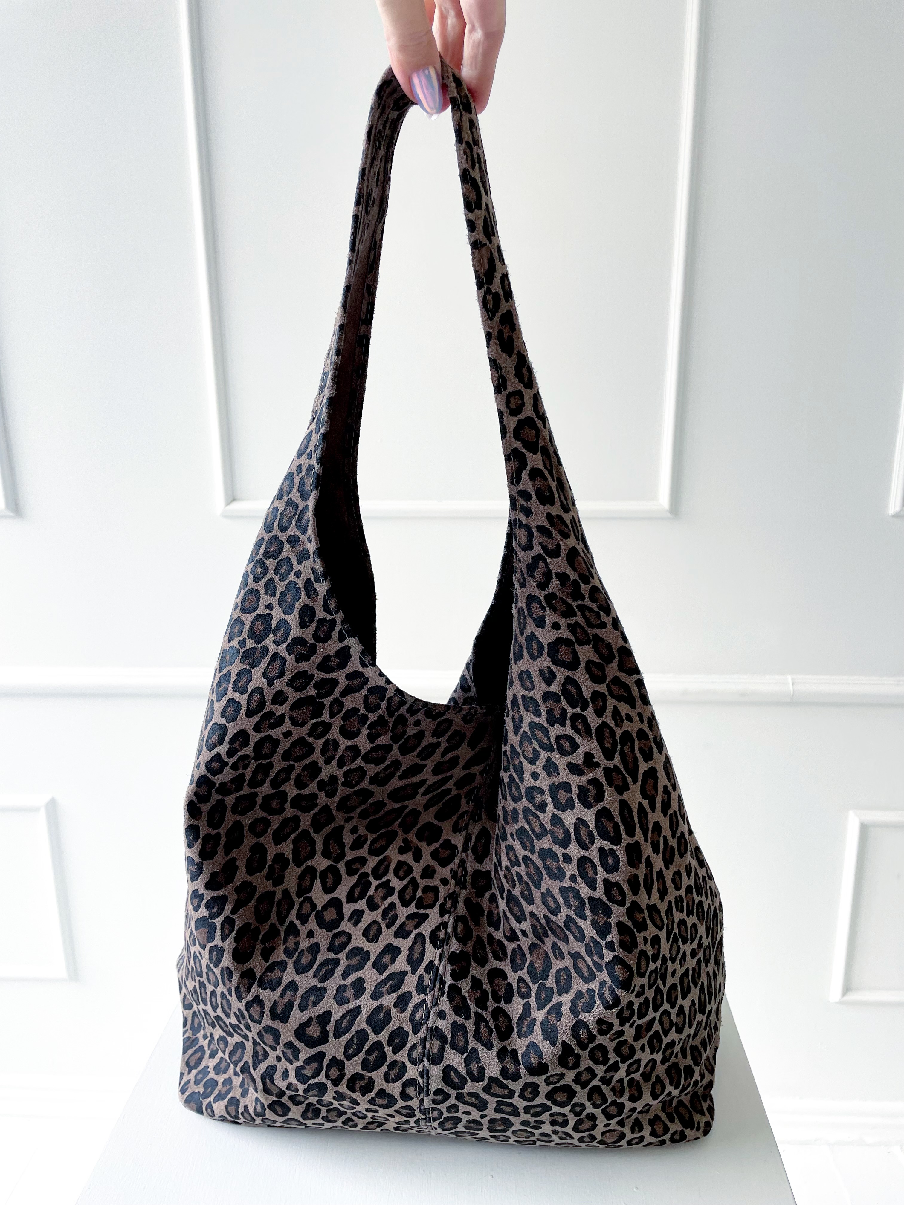 Tamsaus leopardo rankinė 1115