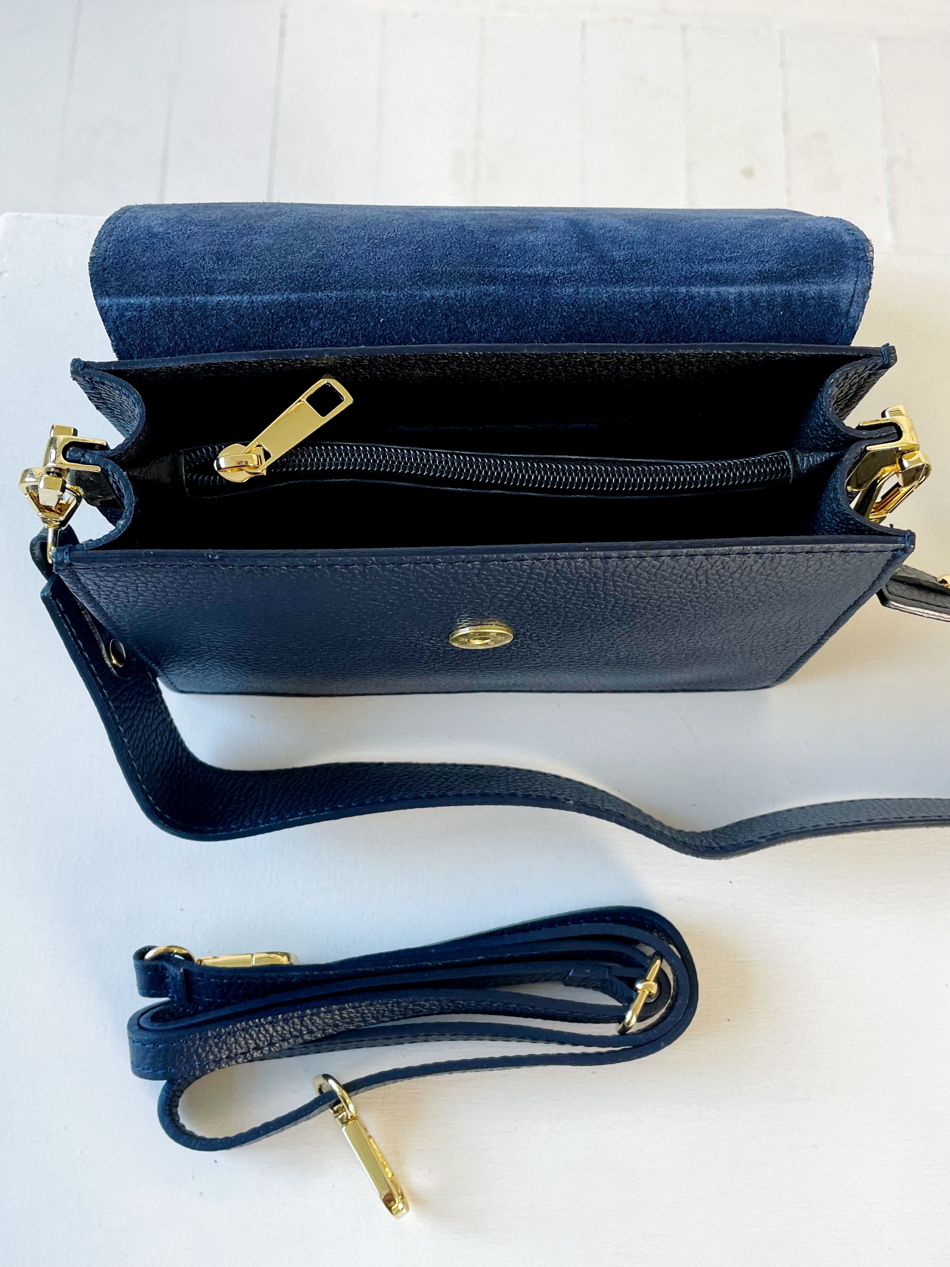 Indigo odinė rankinė 1051