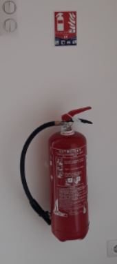 Panneau classe de feu [AB ] pour extincteur
