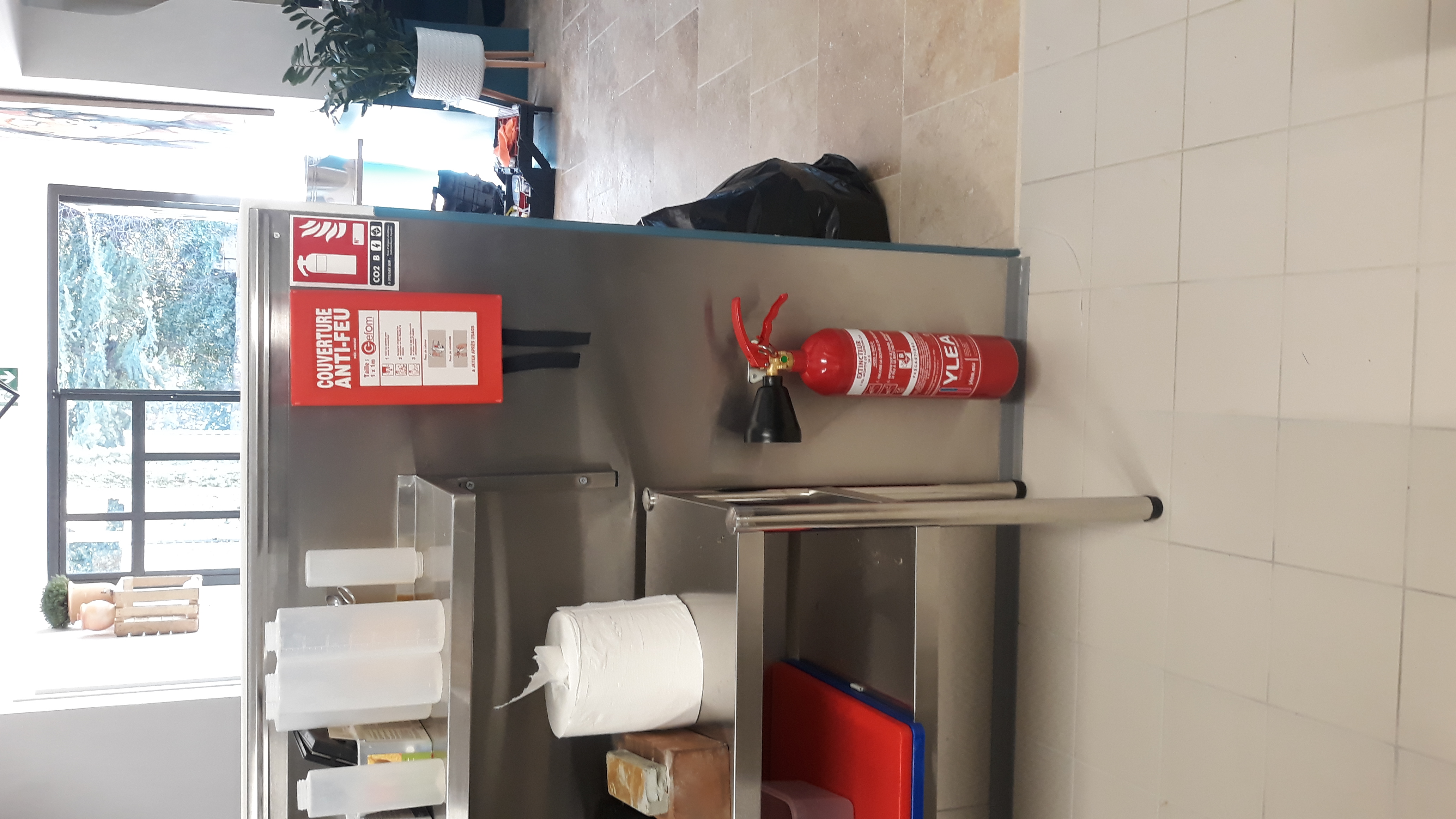 Panneau de classe de feu [B] CO2