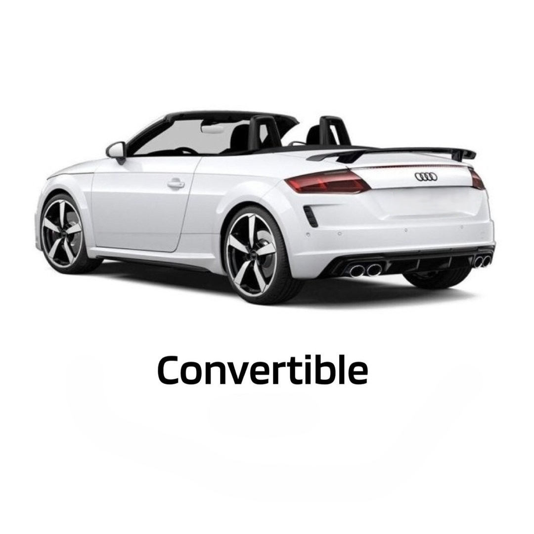 convertible car (rear)