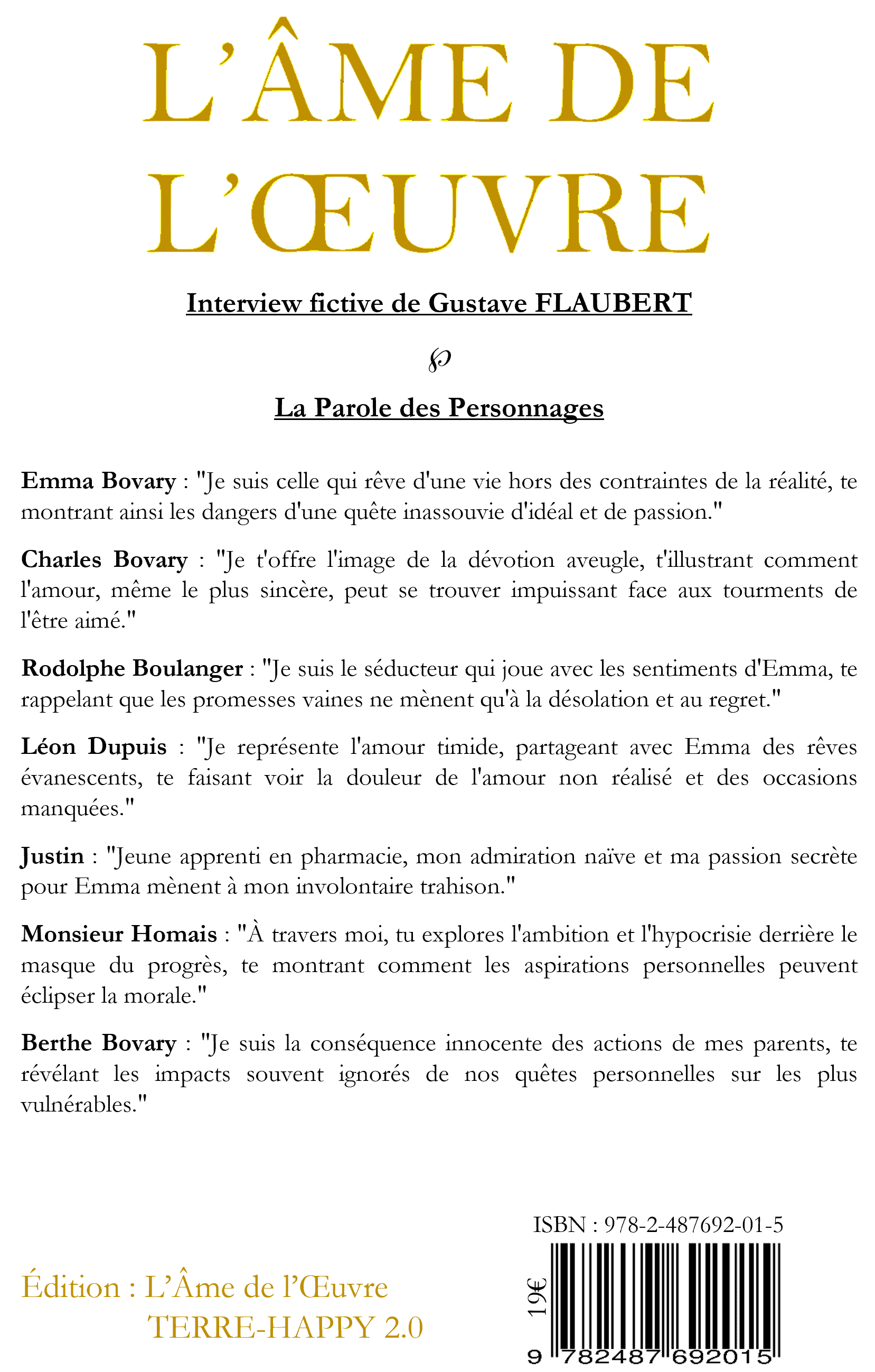 Madame Bovary de Gustave Flaubert