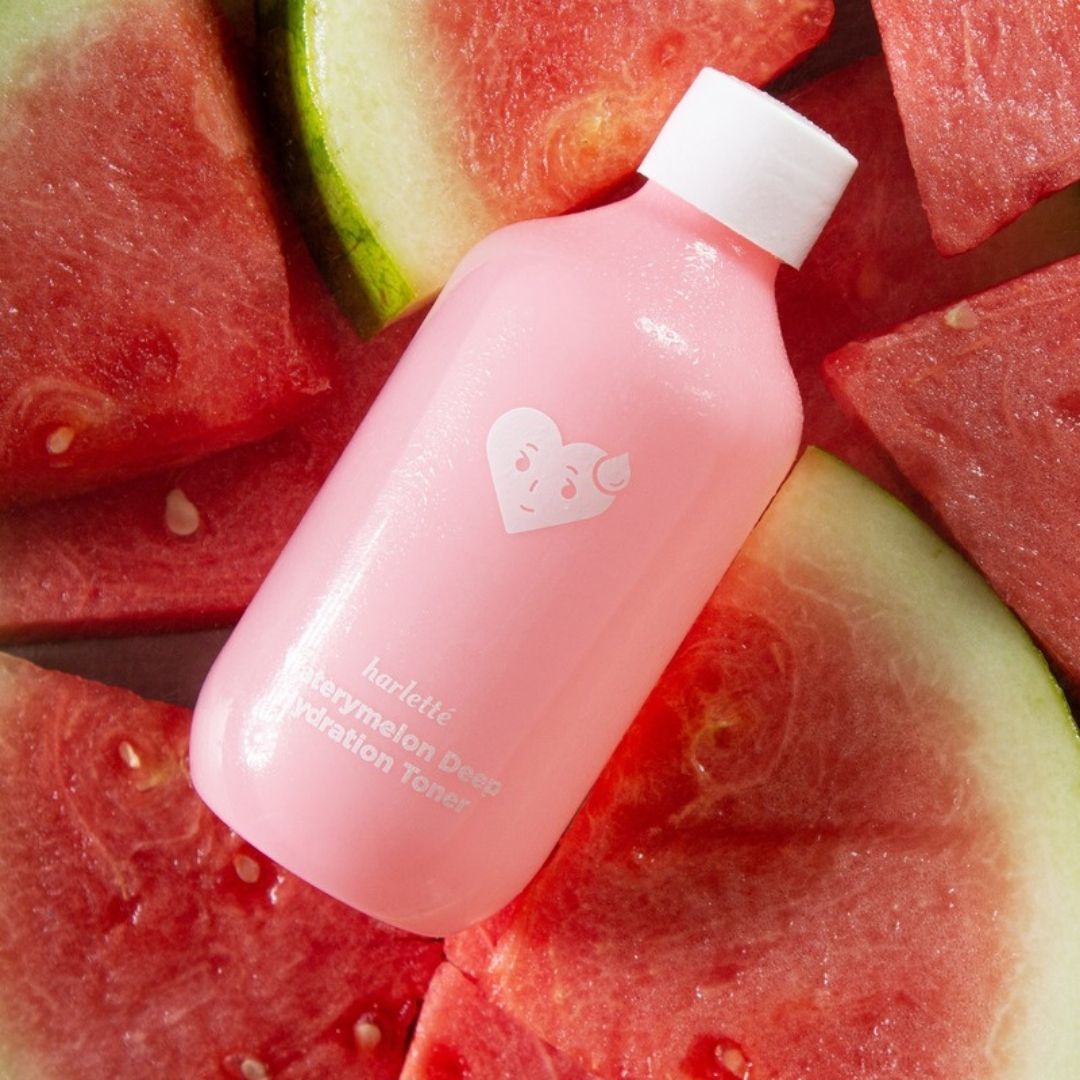 Harlette Waterymelon Deep Hydration Toner | Dry, Dehydrated, Combination, Sensitive Skin, Hydrating, Skincare Wajah
