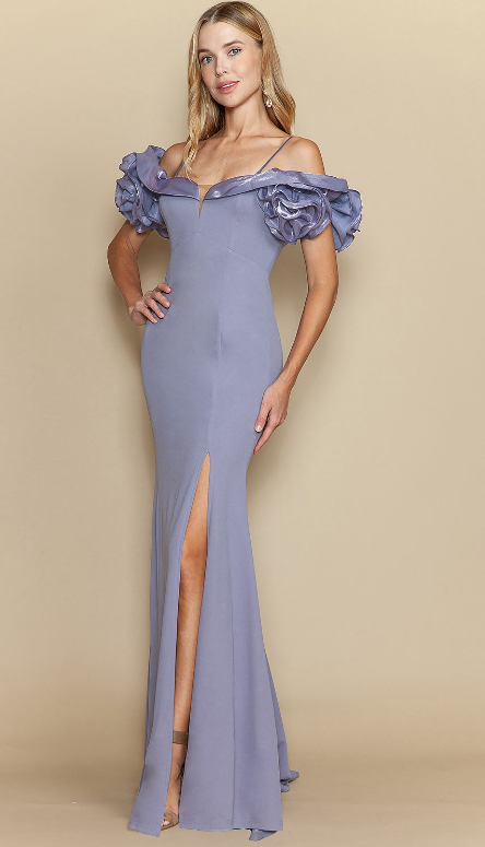 Vestido Off Shoulder Flower