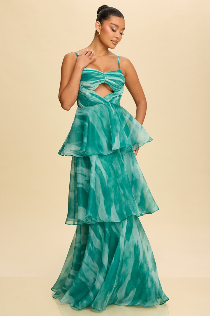 Organza Tiered Dress