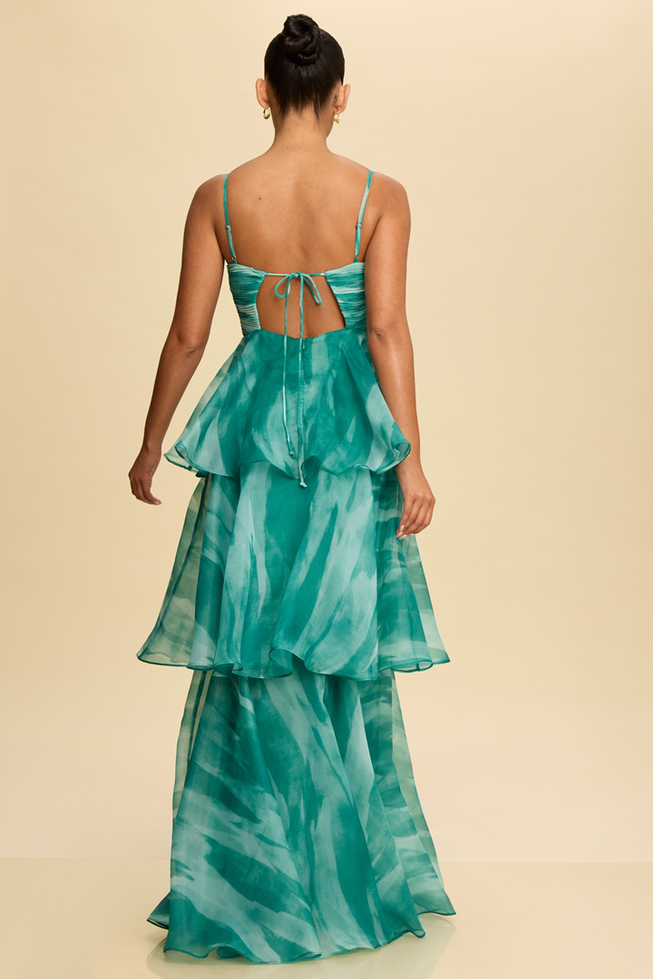 Organza Tiered Dress