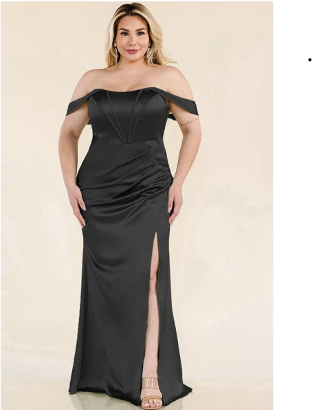 Satin Drop Shoulder Maxi Dress