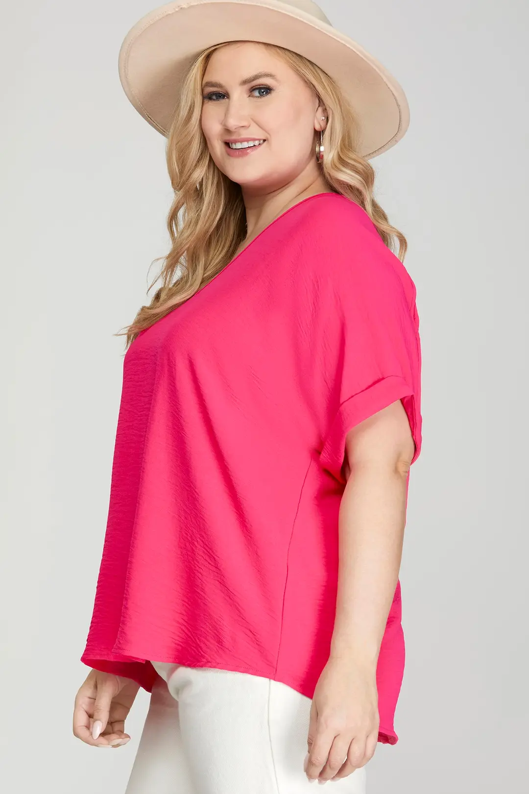 Sleeve Top Pink