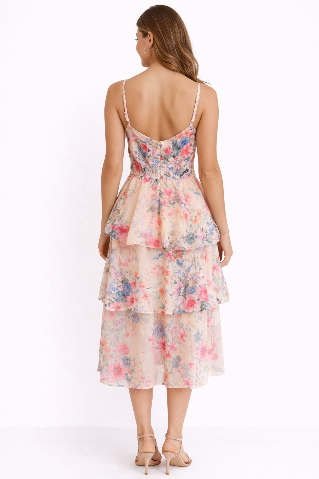 Graceful Petals Layered skirt