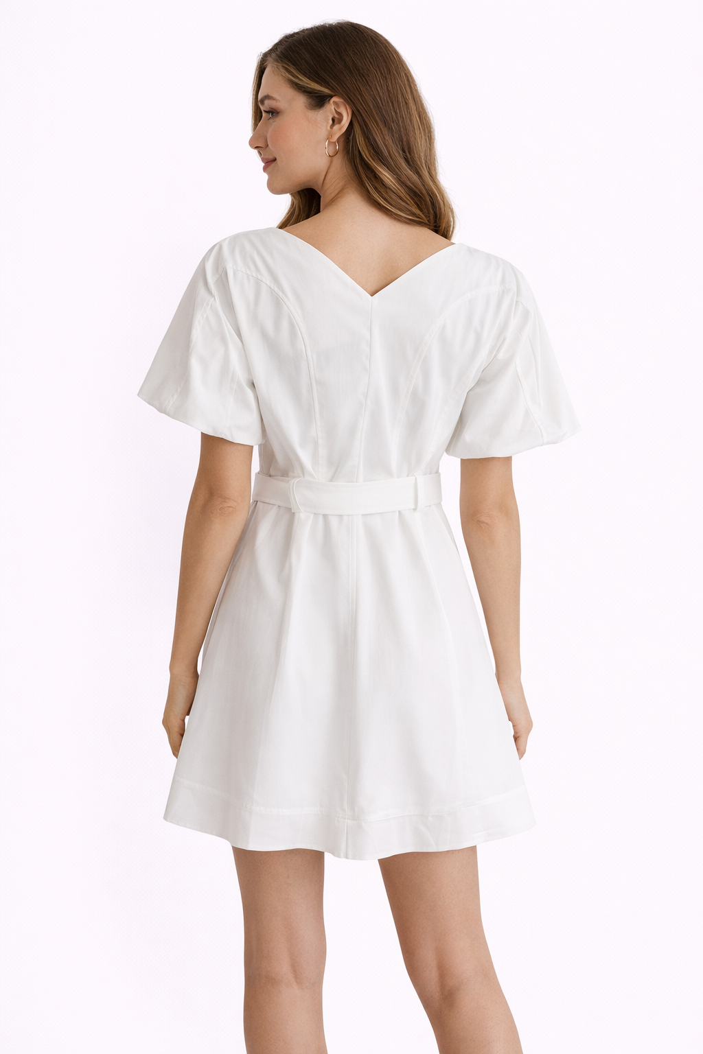 Timeless White Short Skirt