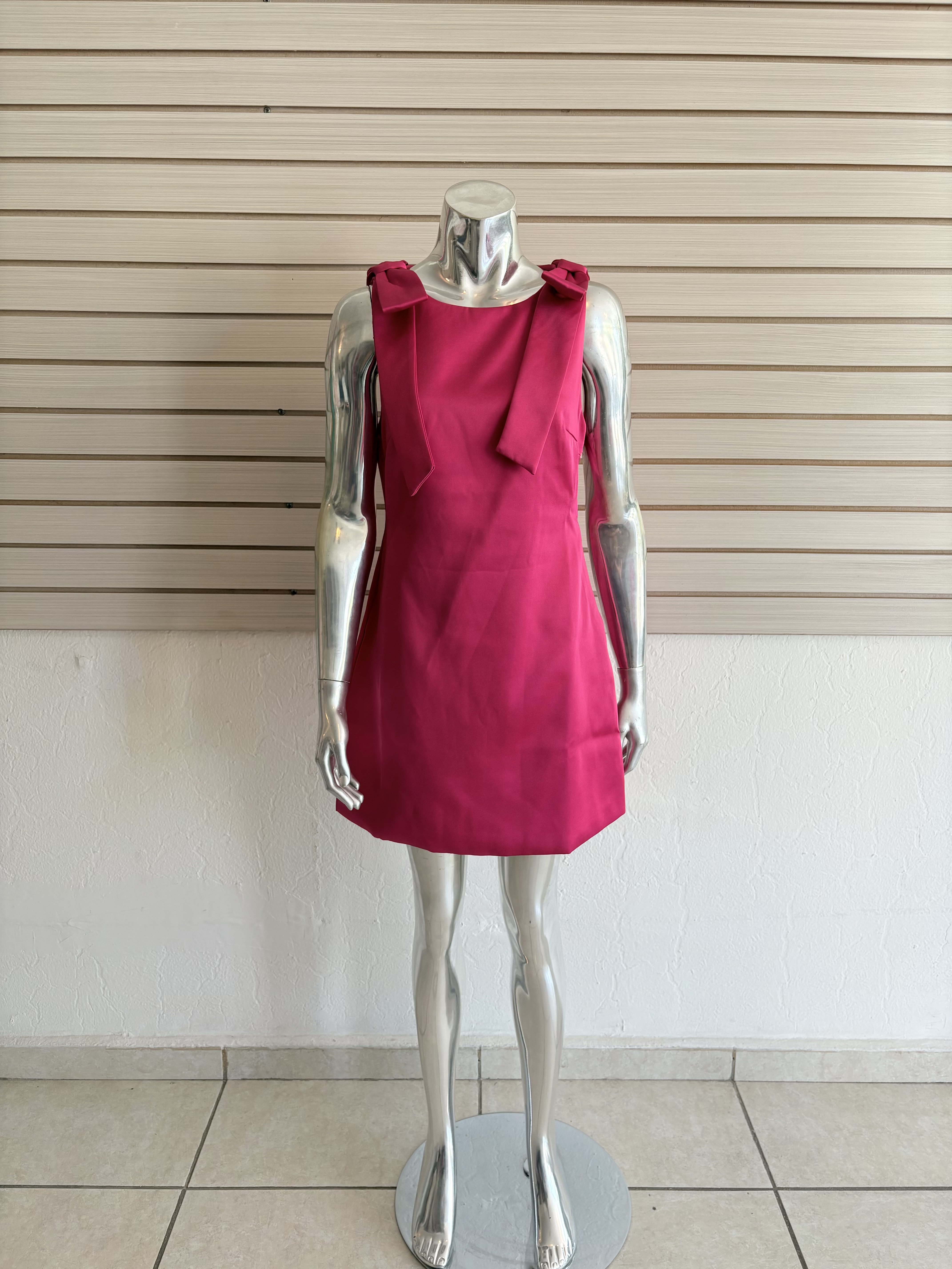 Chic Rose Ivory Mini Dress