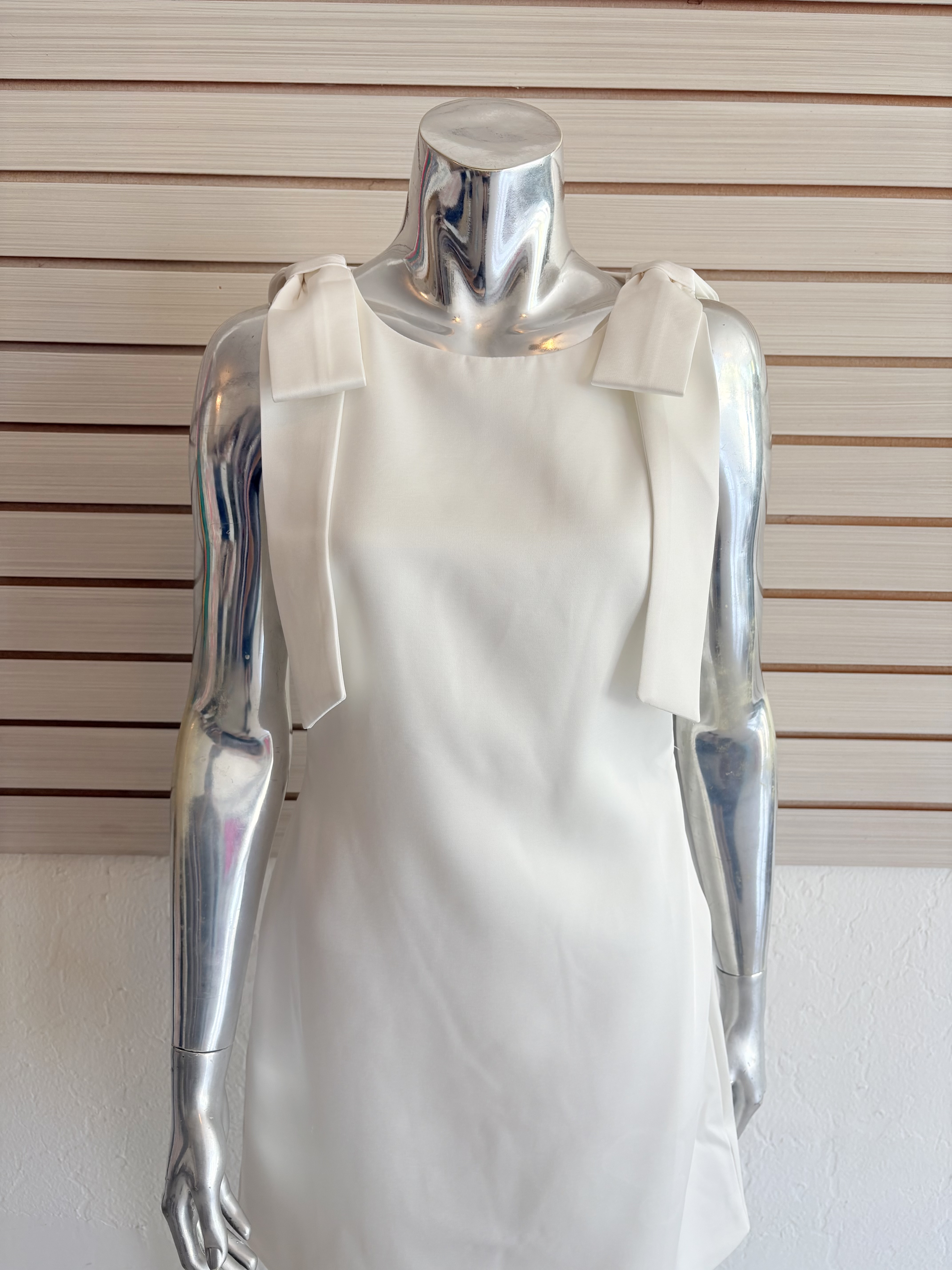 Chic Ivory Mini Dress