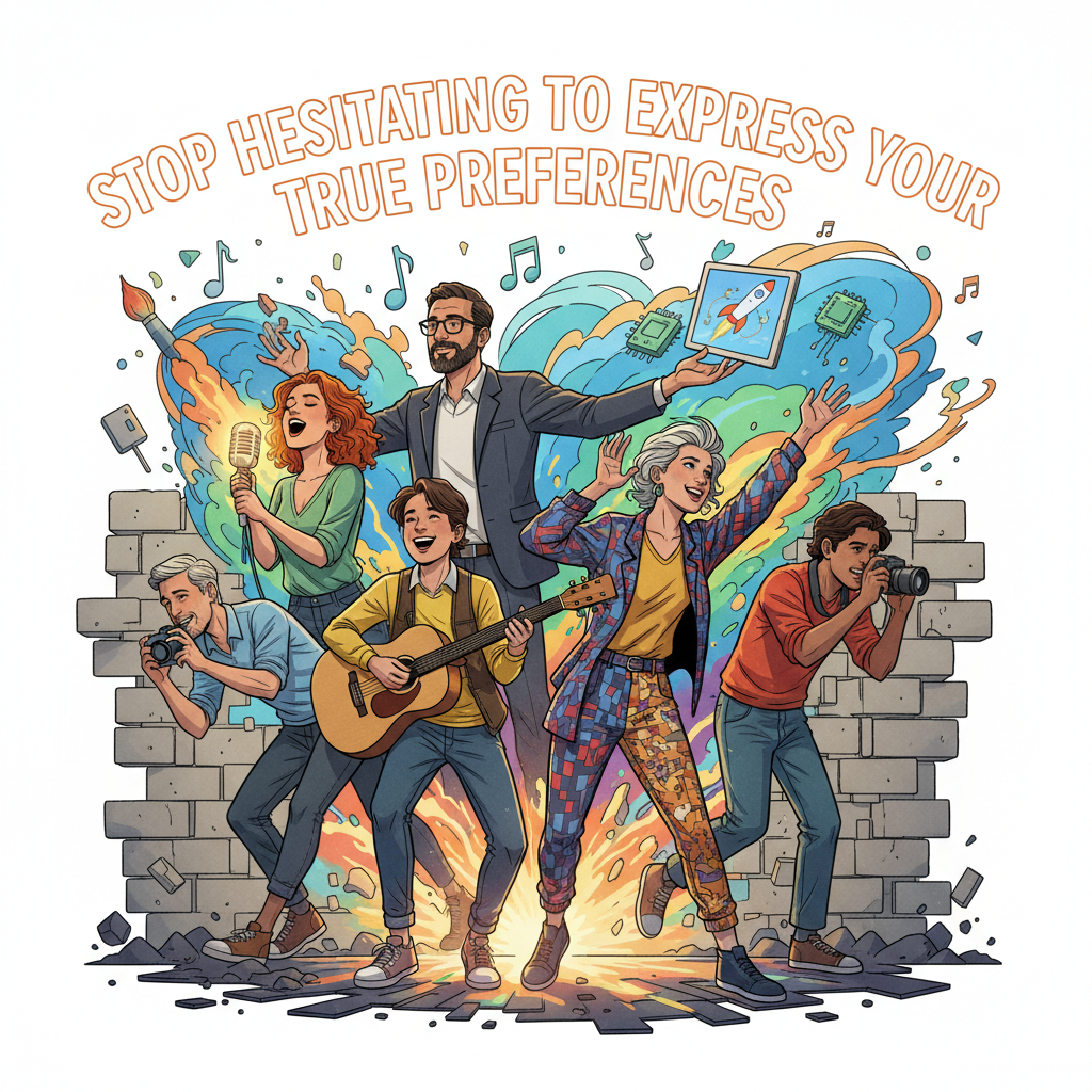 Stop Hesitating to Express Your True Preferences Self Hypnosis Audio