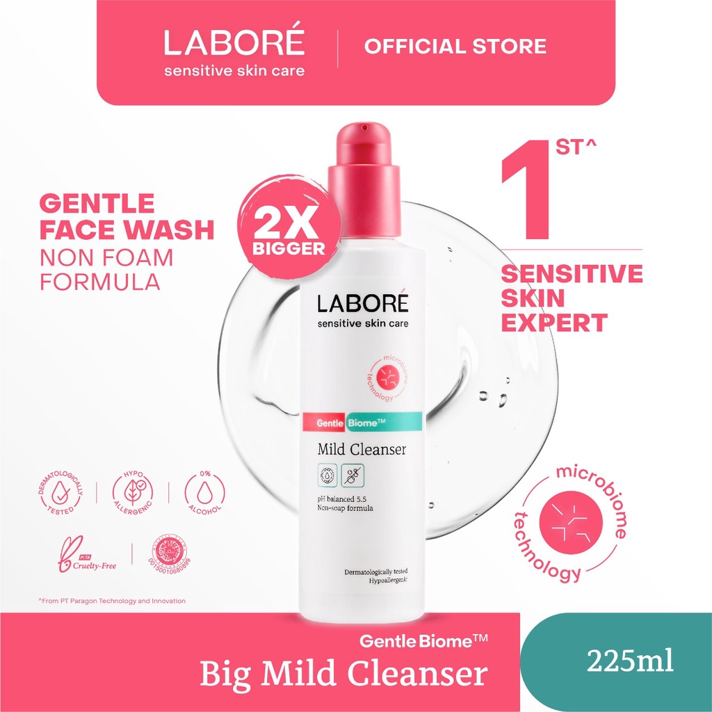 LABORE Sensitive Skin Care GentleBiomeTM Mild Cleanser 225 ml