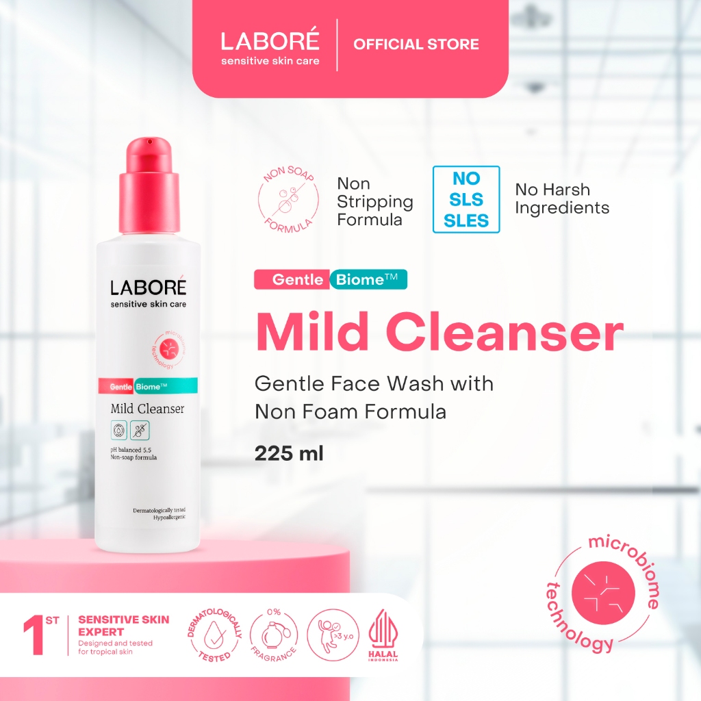 LABORE Sensitive Skin Care GentleBiomeTM Mild Cleanser 225 ml