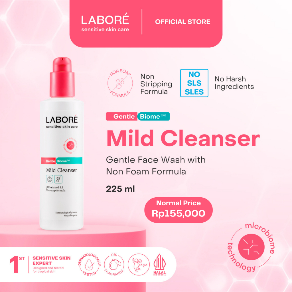 LABORE Sensitive Skin Care GentleBiomeTM Mild Cleanser 225 ml