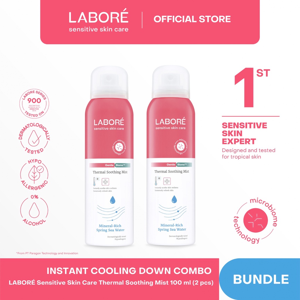LABORE Instant Cooling Down Combo Package (Face Mist 2 pcs)