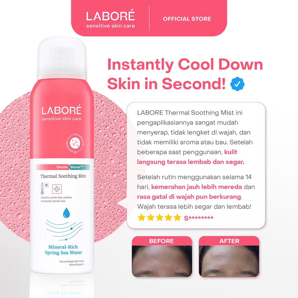 LABORÉ Skin Refreshment Combo Package (Mild Cleanser, Thermal Soothing Mist)