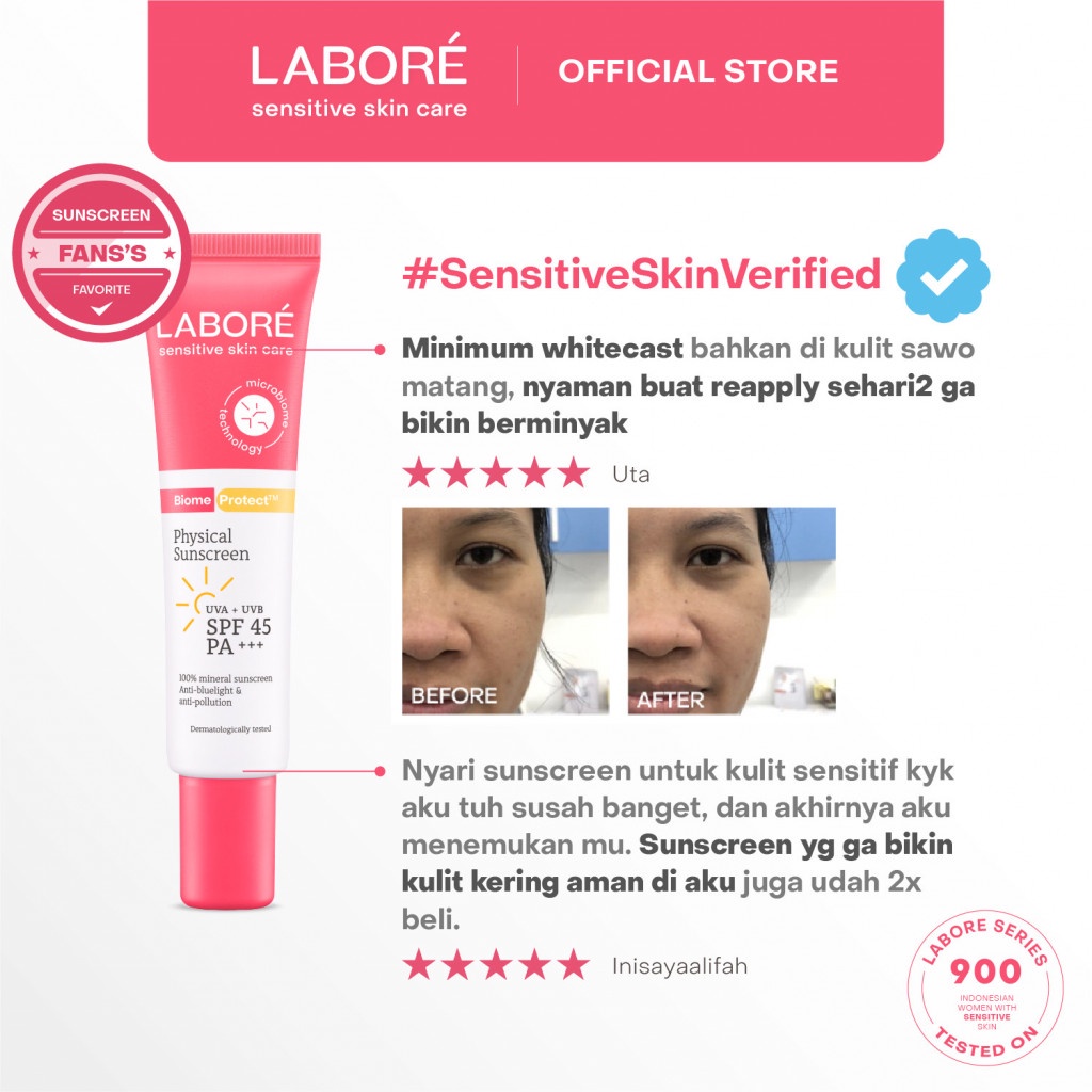 MINI LABORE BiomeProtect Physical Sunscreen 10ml